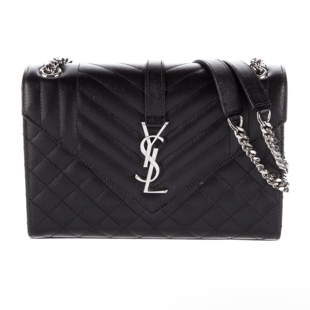 Saint Laurent YSL Triquilt Medium Envelope Bag Crossbosy or shoulder bag